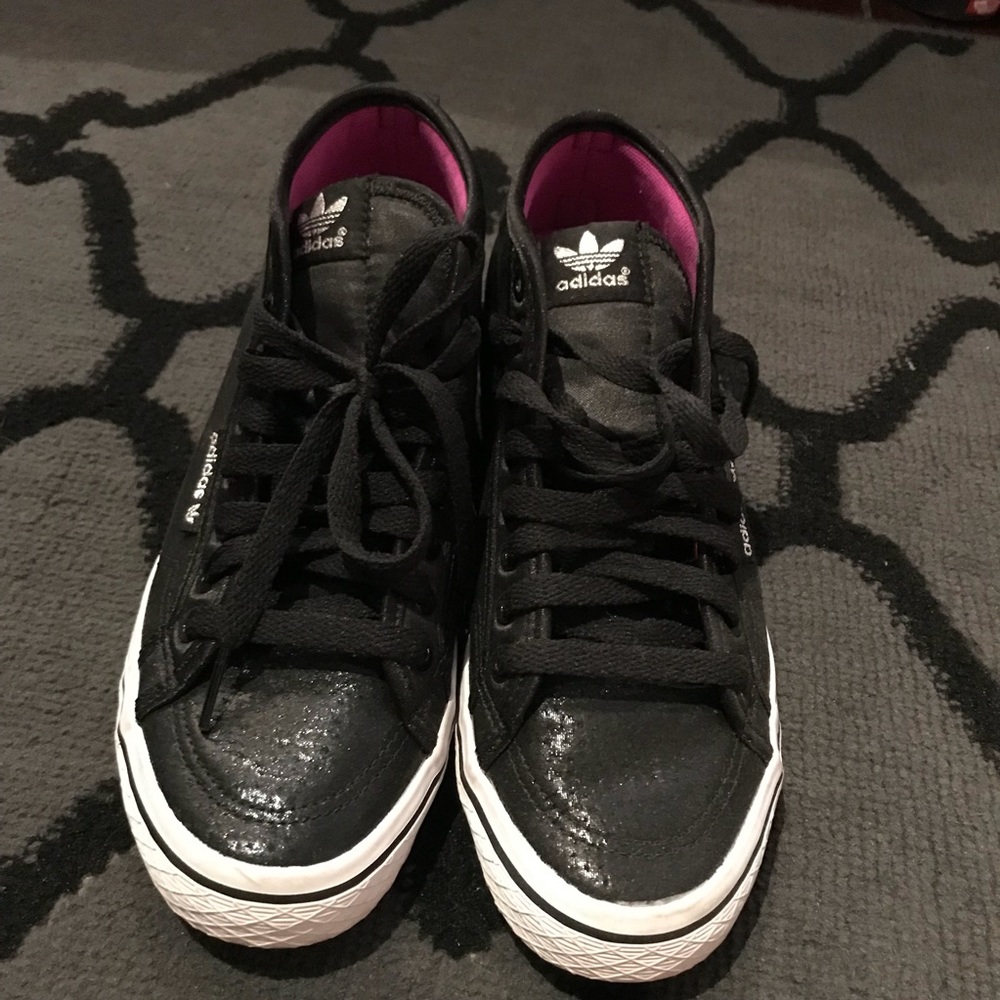 Adidas high top sneakers